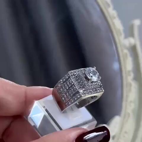 Nhẫn nam trắng xi kim cao cấp. Mua bán Phụ kiện thời trang khác tại Thành phố Hà Tiên Kiên Giang được đăng bởi PHỤ KIỆN TRANG SỨC HQ hình 1
