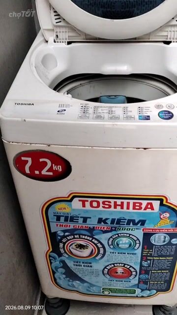 Máy giặt Toshiba 7.2kg Trắng đã sử dụng. Mua bán Máy giặt tại Quận Bình Tân Tp Hồ Chí Minh được đăng bởi Khen Xiêu hình 1