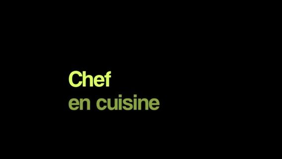 chef en cuisine