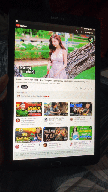 MTB Samsung Tab E 9.7 inch Đen Nguyên zin.Đẹp Keng. Mua bán Máy tính bảng tại Quận 12 Tp Hồ Chí Minh được đăng bởi le van minh hình 1
