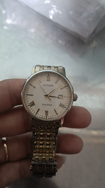 Đồng hồ Citizen Eco-Drive Vàng Nam 37mm. Mua bán Đồng hồ tại Huyện Hóc Môn Tp Hồ Chí Minh được đăng bởi đạt hình 1