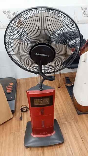 Quạt hơi nước SUNHOUSE Đen, Đỏ. Mua bán Quạt tại Quận Tân Bình Tp Hồ Chí Minh được đăng bởi Chí Thiện  hình 1