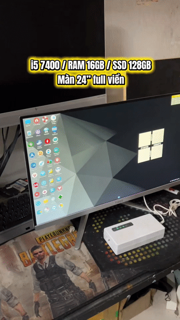 PC tích hợp màn 24” full viền cấu hình cao giá rẻ. Mua bán Máy tính để bàn tại Quận Tân Phú Tp Hồ Chí Minh được đăng bởi Máy Tính Giá Rẻ Homie PC hình 1