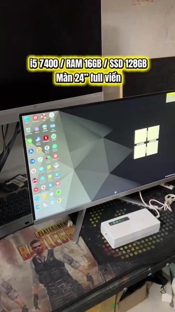 PC tích hợp màn 24” full viền cấu hình cao giá rẻ. Mua bán Máy tính để bàn tại Quận Tân Phú Tp Hồ Chí Minh được đăng bởi Máy Tính Giá Rẻ Homie PC hình 1