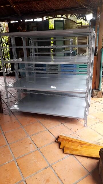 Kệ sắt 1m5x1m5x40cm 4 tầng. Mua bán Tủ, kệ gia đình tại Thành phố Thủ Dầu Một Bình Dương được đăng bởi Thu Hoàng hình 1