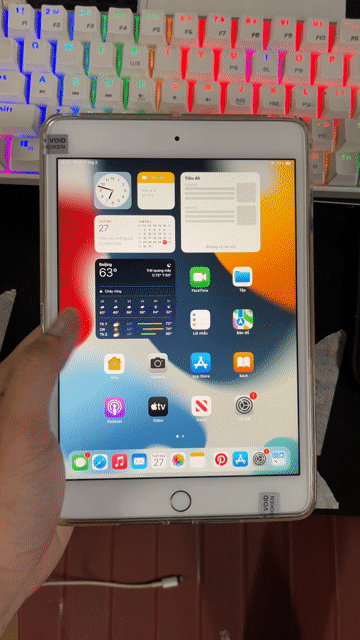Apple iPad Mini 4 64GB Vàng-Gold. Mua bán Máy tính bảng tại Quận Hai Bà Trưng Hà Nội được đăng bởi Gia Đồng hình 1