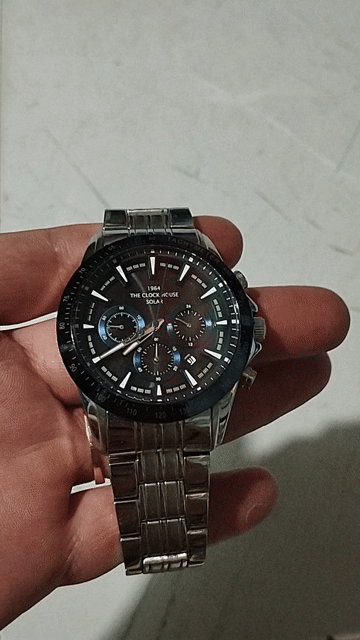 Đồng hồ The Clock House Solar Kim loại. Mua bán Đồng hồ tại Thành phố Thuận An Bình Dương được đăng bởi Kiet Tuan hình 1