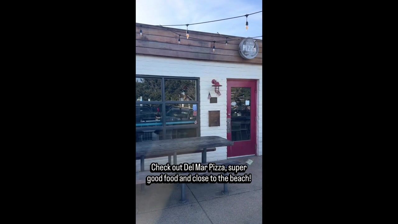 Check out Del Mar Pizza here in Del Mar! Super good pizza and they have other good options! Also close to the beach!! So if you want to go before or after!