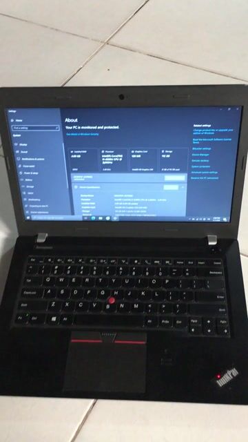 Lenovo ThinkPad i5 4GB/112GB Đen. Mua bán Laptop tại Huyện Châu Thành Tiền Giang được đăng bởi kieule hình 1