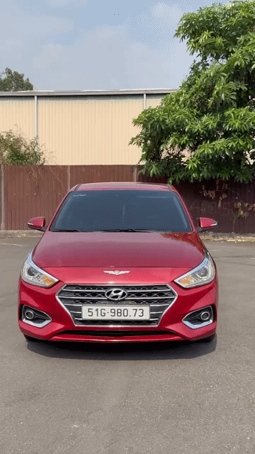 Hyundai Accent 2019 màu Đỏ. Mua bán Ô tô tại Thành phố Thuận An Bình Dương được đăng bởi Dần ô tô cũ bình dương  hình 1