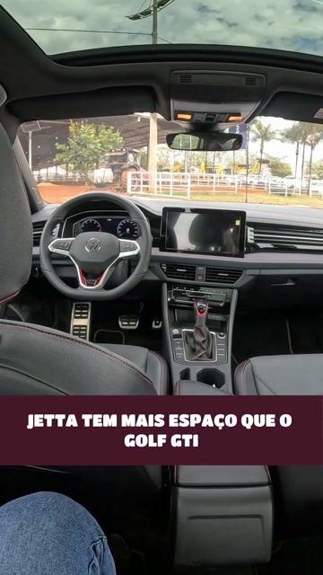 JETTA TEM MAIS ESPAÇO QUE O GOLF GTI #volkswagen