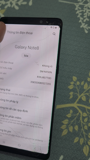 Samsung Note 8 Đen. Mua bán Điện thoại tại Huyện Bình Chánh Tp Hồ Chí Minh được đăng bởi Thảo Samsung hình 1