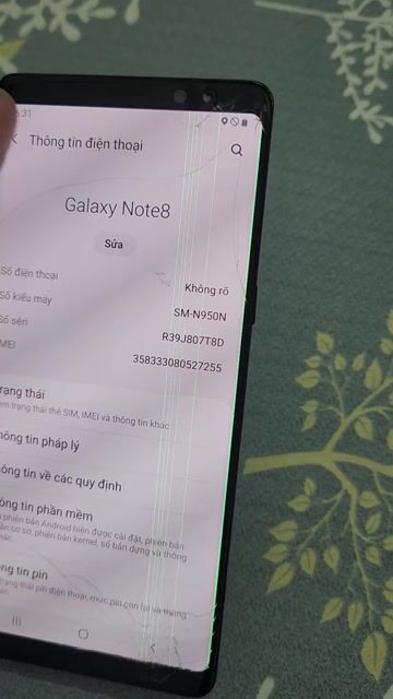 Samsung Note 8 Đen. Mua bán Điện thoại tại Huyện Bình Chánh Tp Hồ Chí Minh được đăng bởi Thảo Samsung hình 1