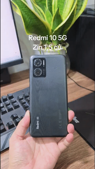 Redmi 10 5G Zin nguyên cây, pin trâu, màn mượt. Mua bán Điện thoại tại Quận Hà Đông Hà Nội được đăng bởi Shop Điện Thoại Cũ Zin hình 1