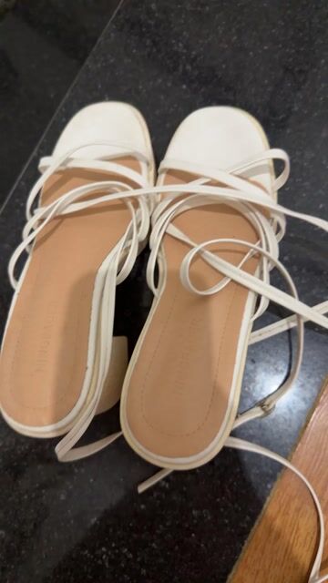 Sandal cao gót Nữ Da PU Thanh lịch Trắng. Mua bán Giày dép tại Quận 3 Tp Hồ Chí Minh được đăng bởi Xuân Hương hình 1