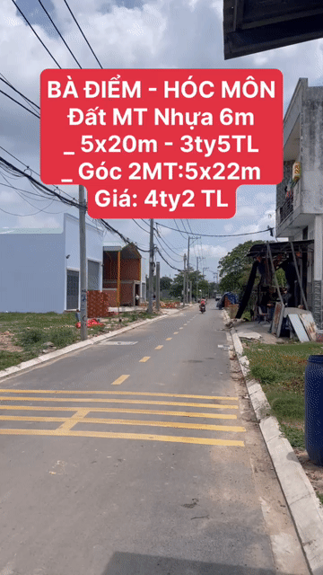 Mua bán Đất Huyện Hóc Môn Tp Hồ Chí Minh diện tích 100 m² giá 3,49 tỷ