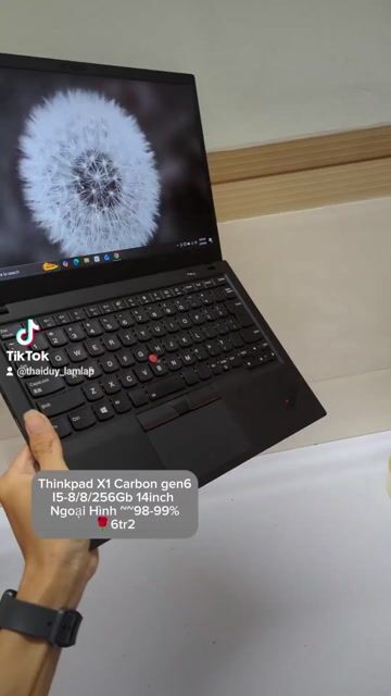Lenovo ThinkPad X1 Carbon gen6 i5th8 8GB/256GB. Mua bán Laptop tại Quận Cái Răng Cần Thơ được đăng bởi Thái Duy Làm Lap hình 1