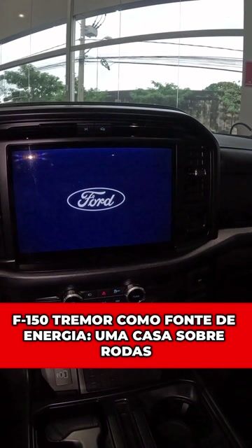 F-150 TREMOR COMO FONTE DE ENERGIA: UMA CASA SOBRE RODAS