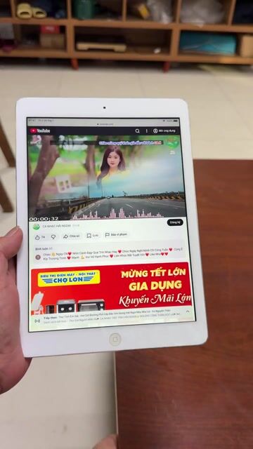 Apple iPad Air 16GB Wifi Bạc. Mua bán Máy tính bảng tại Huyện Long Thành Đồng Nai được đăng bởi minhtien hình 1