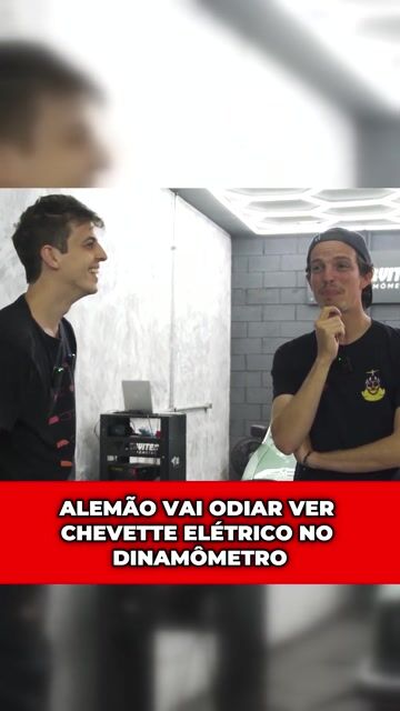 ALEMÃO VAI ODIAR VER CHEVETTE ELÉTRICO NO DINAMÔMETRO