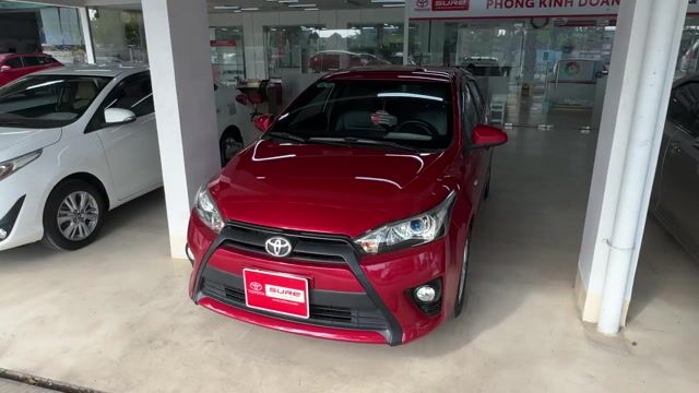 Toyota Yaris 2015 màu đỏ nhập thái xe zin chuẩn. Mua bán Ô tô tại Quận Gò Vấp Tp Hồ Chí Minh được đăng bởi Đại lý chính hãng xe qua sử dụng Toyota Sài Gòn hình 1
