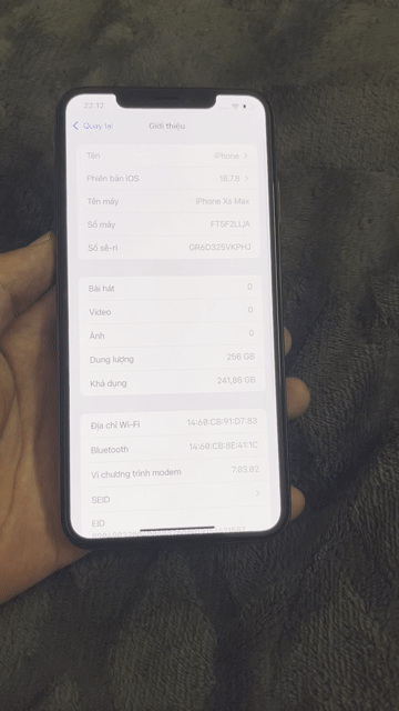 Apple iPhone XS Max 256GB Vàng. Mua bán Điện thoại tại Quận Long Biên Hà Nội được đăng bởi Minh Đức hình 1