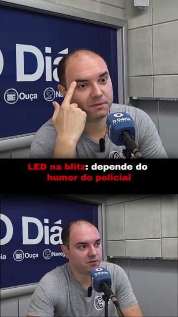 LED na blitz: depende do humor do policial