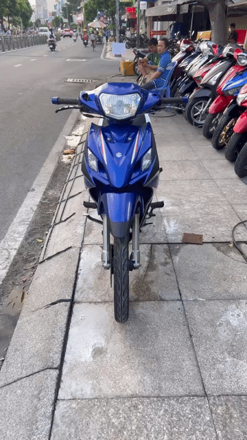 Suzuki Axelo 2017 Xanh Trắng Đen. Mua bán Xe máy tại Quận Tân Phú Tp Hồ Chí Minh được đăng bởi Tuanduy hình 1