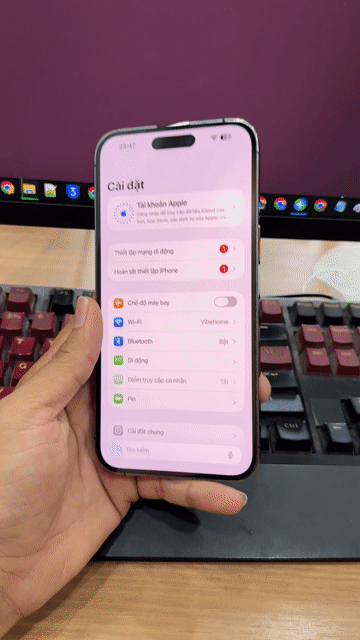 Apple iPhone 14 Pro Max Tím Mỹ. Mua bán Điện thoại tại Huyện Đức Hòa Long An được đăng bởi Lê Phú hình 1