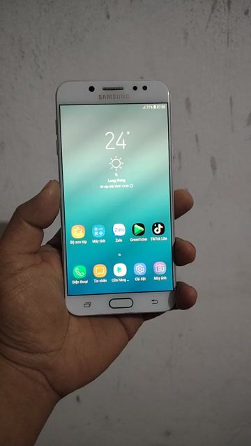 Samsung J7 Plus màu Vàng. Mua bán Điện thoại tại Thị xã Tân Châu An Giang được đăng bởi CHẤT  hình 1