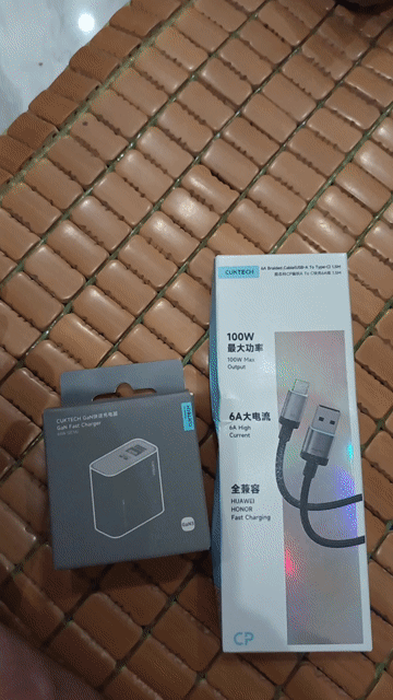 Sạc nhanh Cuktech 65W GaN Xám. Mua bán Phụ kiện (Màn hình, Chuột...) tại Huyện Quảng Điền Thừa Thiên Huế được đăng bởi hàng boom lazada hình 1