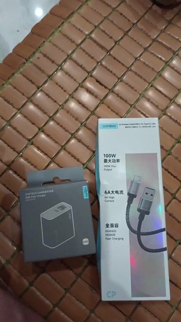 Sạc nhanh Cuktech 65W GaN Xám. Mua bán Phụ kiện (Màn hình, Chuột...) tại Huyện Quảng Điền Thừa Thiên Huế được đăng bởi hàng boom lazada hình 1