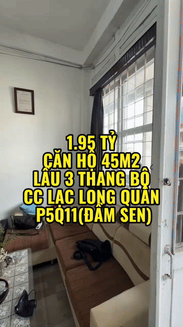 Mua bán Căn hộ Chung cư Quận 11 Tp Hồ Chí Minh diện tích 45 m² giá 1,9 tỷ