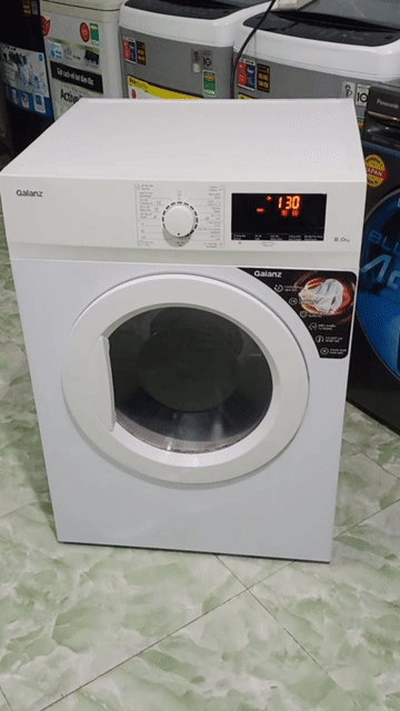 Máy sấy quần áo Galanz 8kg Trắng nguyên zin có BH . Mua bán Máy giặt tại Quận 1 Tp Hồ Chí Minh được đăng bởi điện lạnh LÊ DƯƠNG 87 hình 1