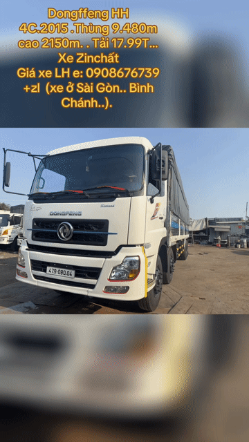 Dongfeng HH 4C 17.99T 2015. Mua bán Xe tải, xe ben tại Huyện Bình Chánh Tp Hồ Chí Minh được đăng bởi Bãi Xe Ô tô Cường Phát hình 1