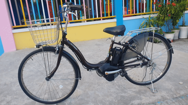 Xe đạp trợ lực Yamaha Pas Natura Nhật. Mua bán Xe đạp tại Quận 8 Tp Hồ Chí Minh được đăng bởi Thanh hình 1