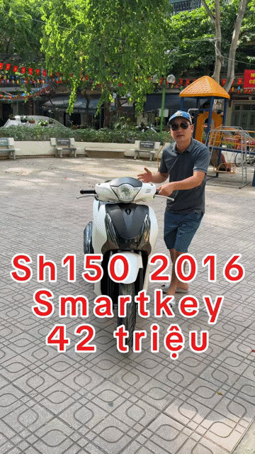 Honda SH150i 2016 Trắng Smartkey SH 150 Sport. Mua bán Xe máy tại Quận Ba Đình Hà Nội được đăng bởi Xe Máy Nam Thi hình 1