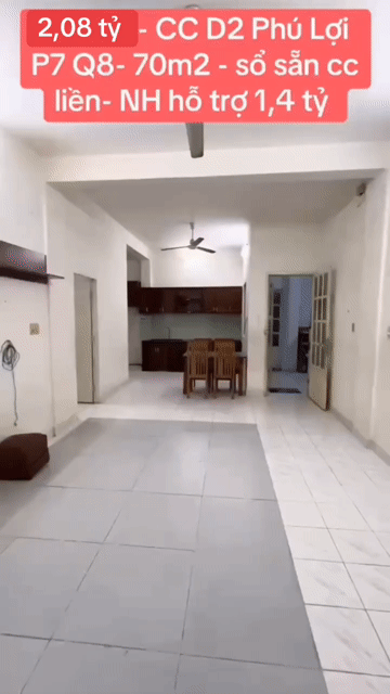 Mua bán Căn hộ Chung cư Khu dân cư Phú Lợi Quận 8 Tp Hồ Chí Minh diện tích 70 m² giá 2,08 tỷ