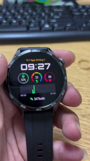 Huawei Watch GT4 Đen Nam Nữ Like New. Mua bán Thiết bị đeo thông minh tại Quận 3 Tp Hồ Chí Minh được đăng bởi Quoc Viet hình 1