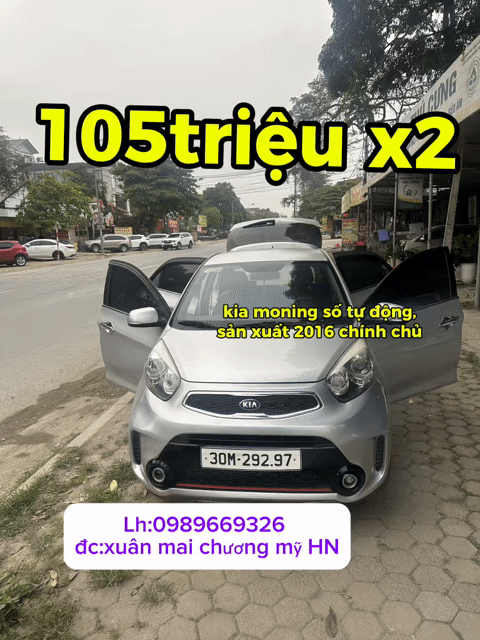 Kia Morning 2016 Tự động Bạc. Mua bán Ô tô tại Huyện Quốc Oai Hà Nội được đăng bởi thuy duong hình 1