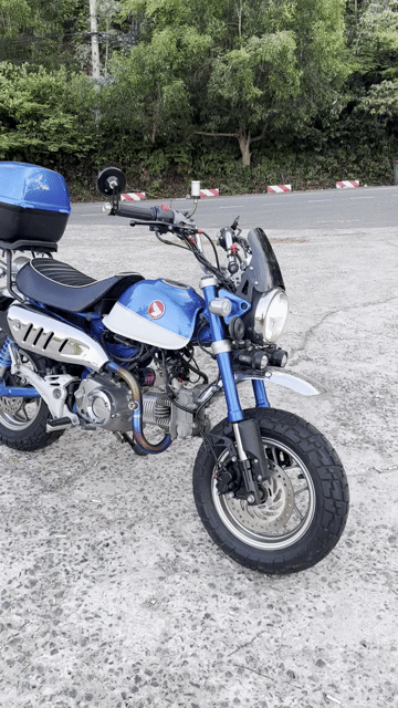 Honda Monkey 170cc 2700km Xanh Trắng. Mua bán Xe máy tại Quận Hải Châu Đà Nẵng được đăng bởi Tiến Đạt hình 1
