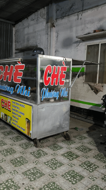Xe đẩy bán chè Kính, Kim loại Bạc. Mua bán Đồ chuyên dụng, Giống nuôi trồng tại Huyện Củ Chi Tp Hồ Chí Minh được đăng bởi Nguyễn Mỹ  hình 1