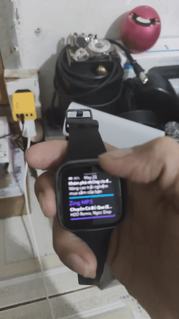 Fitbit Versa Đen 38 vuông. Mua bán Thiết bị đeo thông minh tại Quận 11 Tp Hồ Chí Minh được đăng bởi Khánh Minh Nguyễn quý hình 1