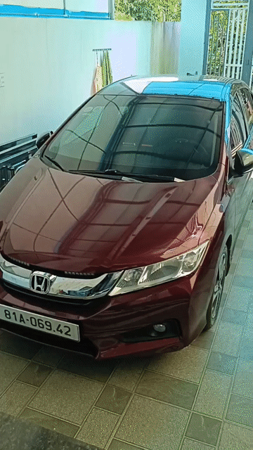 Honda City CVT 2016 Đỏ đô 7v3 km. Mua bán Ô tô tại Thành phố Pleiku Gia Lai được đăng bởi A Phong hình 1