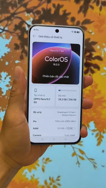 Oppo Reno 15F 5G Ram 12/256. Mua bán Điện thoại tại Thị xã Phú Mỹ Bà Rịa - Vũng Tàu được đăng bởi Shark Store Phú Mỹ hình 1