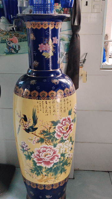 Bình trang trí Gốm sứ Nhiều màu 1m4 - 1m6. Mua bán Đồ sưu tầm, đồ cổ tại Quận Bình Tân Tp Hồ Chí Minh được đăng bởi Minh Trung hình 1