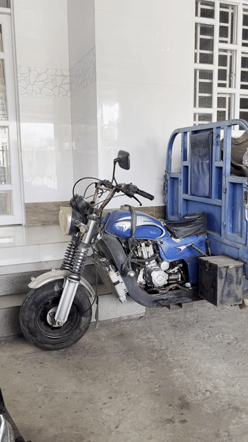Xe ba gác Hoa Lâm 175cc Xanh có ben. Mua bán Phương tiện khác tại Huyện Mang Thít Vĩnh Long được đăng bởi Đoàn Kiến Quốc  hình 1
