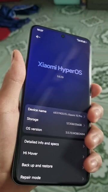 Xiaomi 15 Pro 256GB Xám 99% mới. Mua bán Điện thoại tại Thành phố Thuận An Bình Dương được đăng bởi Hau Pjo hình 1