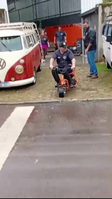 Primeiro teste moto