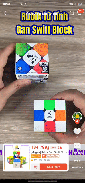 Rubik Gan Swift Block loại xịn siêu mượt. Mua bán Sở thích khác tại Quận Hà Đông Hà Nội được đăng bởi Tran Linh hình 1